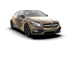 Modern car isolated on background. 3d rendering - illustration png