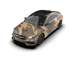 Modern car isolated on background. 3d rendering - illustration png