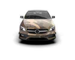 Modern car isolated on background. 3d rendering - illustration png