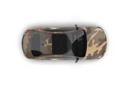 Modern car isolated on background. 3d rendering - illustration png