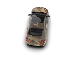 Modern car isolated on background. 3d rendering - illustration png