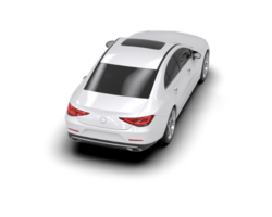 moderno carro isolado em fundo. 3d Renderização - ilustração png