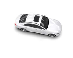 moderno carro isolado em fundo. 3d Renderização - ilustração png