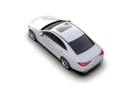 Modern car isolated on background. 3d rendering - illustration png