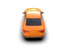 Modern car isolated on background. 3d rendering - illustration png