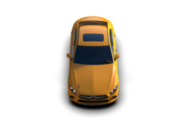 Modern car isolated on background. 3d rendering - illustration png