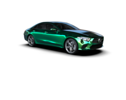 Modern car isolated on background. 3d rendering - illustration png