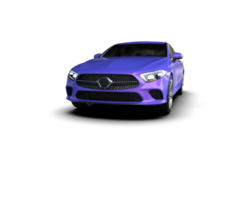 Modern car isolated on background. 3d rendering - illustration png