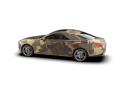 Modern car isolated on background. 3d rendering - illustration png