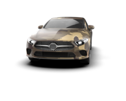 Modern car isolated on background. 3d rendering - illustration png