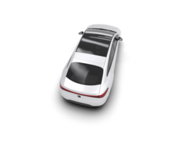 Modern car isolated on background. 3d rendering - illustration png