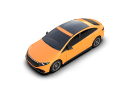 Modern car isolated on background. 3d rendering - illustration png