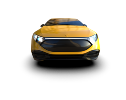 Modern car isolated on background. 3d rendering - illustration png