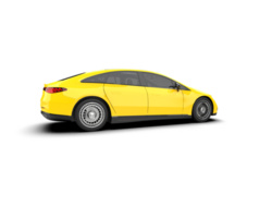 Modern car isolated on background. 3d rendering - illustration png