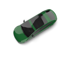 Modern car isolated on background. 3d rendering - illustration png