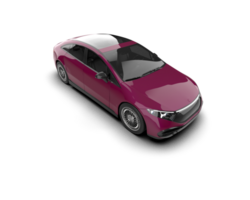 Modern car isolated on background. 3d rendering - illustration png