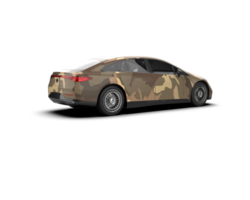 Modern car isolated on background. 3d rendering - illustration png