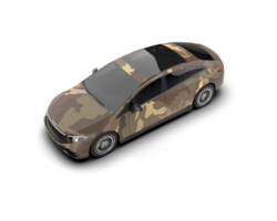 Modern car isolated on background. 3d rendering - illustration png