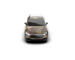 Modern car isolated on background. 3d rendering - illustration png
