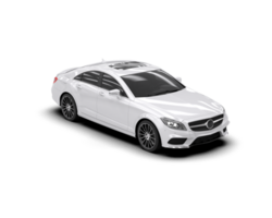Modern car isolated on background. 3d rendering - illustration png