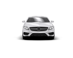 Modern car isolated on background. 3d rendering - illustration png