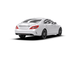 Modern car isolated on background. 3d rendering - illustration png