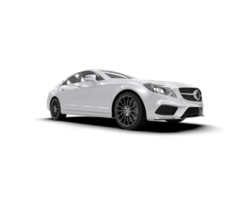 Modern car isolated on background. 3d rendering - illustration png