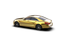 Modern car isolated on background. 3d rendering - illustration png