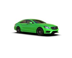 Modern car isolated on background. 3d rendering - illustration png