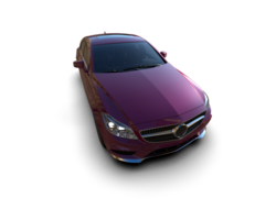Modern car isolated on background. 3d rendering - illustration png