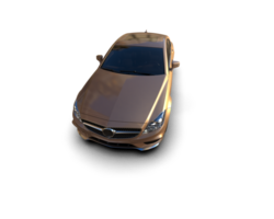 Modern car isolated on background. 3d rendering - illustration png