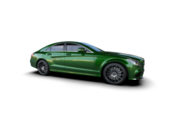 Modern car isolated on background. 3d rendering - illustration png