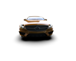 Modern car isolated on background. 3d rendering - illustration png