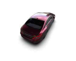 Modern car isolated on background. 3d rendering - illustration png