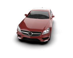 Modern car isolated on background. 3d rendering - illustration png