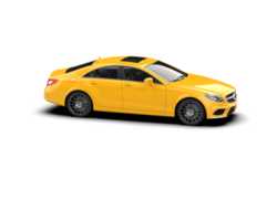 Modern car isolated on background. 3d rendering - illustration png