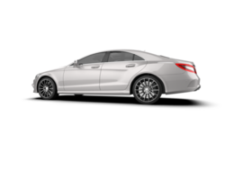 Modern car isolated on background. 3d rendering - illustration png