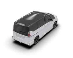 Modern car isolated on background. 3d rendering - illustration png