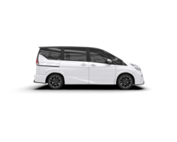 Modern car isolated on background. 3d rendering - illustration png