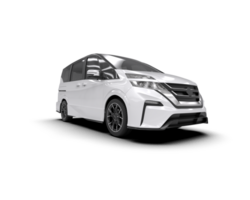 Modern car isolated on background. 3d rendering - illustration png
