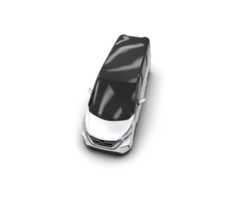 Modern car isolated on background. 3d rendering - illustration png