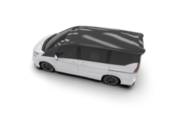 Modern car isolated on background. 3d rendering - illustration png