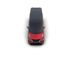 Modern car isolated on background. 3d rendering - illustration png