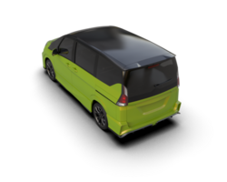Modern car isolated on background. 3d rendering - illustration png