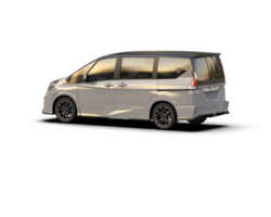 Modern car isolated on background. 3d rendering - illustration png