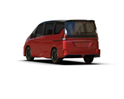 Modern car isolated on background. 3d rendering - illustration png