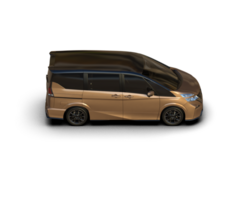 Modern car isolated on background. 3d rendering - illustration png