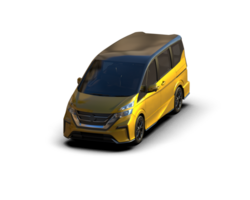 Modern car isolated on background. 3d rendering - illustration png