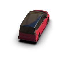 Modern car isolated on background. 3d rendering - illustration png