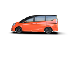 Modern car isolated on background. 3d rendering - illustration png